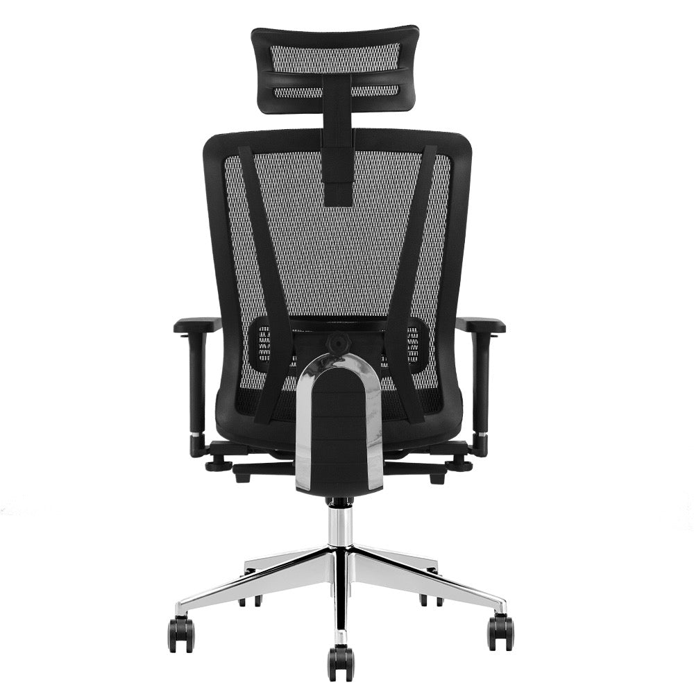 Black Ergonomic Office Chair With headrest 4 gear with mesh seats